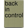 Back in Control door David Borenstein