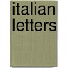 Italian Letters by William Godwin