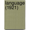 Language (1921) by Edward Sapir