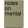 Notes on Mental door H. Coleman
