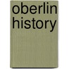 Oberlin History door Geoffrey Blodgett