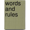 Words and Rules door Steven Pinker