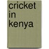 Cricket in Kenya