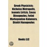 Greek Physicists by Not Available