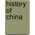 History Of China