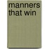 Manners That Win