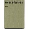 Miscellanies ... door John Arbuthnot