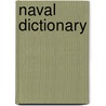 Naval Dictionary door William Thomas Davis