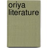 Oriya Literature door Not Available