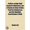 Politics of Mali by Not Available