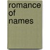 Romance of Names