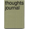 Thoughts Journal door Onbekend