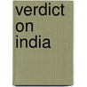 Verdict on India door Beverley Nichols