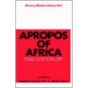 Apropos of Africa by Hill