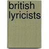 British Lyricists door Not Available