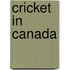 Cricket in Canada