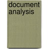 Document Analysis by Elizabeth Bauchner
