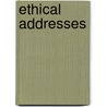 Ethical Addresses door Harry Houdini Collection Dlc