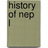 History Of Nep  L door Daniel Wright
