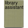 Library Assistant door Jack Rudman