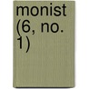 Monist (6, No. 1) by Edward C. Hegeler