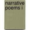 Narrative Poems I door Vladimir Holan