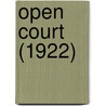 Open Court (1922) door Dr Paul Carus