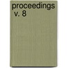 Proceedings  V. 8 door Institution Of Municipal Engineers