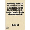 7th Century in Law by Not Available