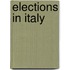 Elections in Italy
