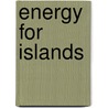 Energy For Islands door Society for Underwater Technology