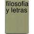 Filosofia y Letras
