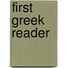 First Greek Reader door Archibald Hamilton Bryce