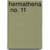 Hermathena  No. 11 door Trinity College