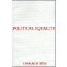 Political Equality door Charles R. Beitz