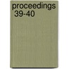 Proceedings  39-40 door Somersetshire Society