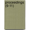 Proceedings (9-11) door Literary And Philosophical Liverpool