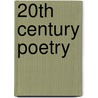 20th Century Poetry door Verdonk