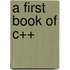 A First Book Of C++