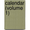 Calendar (Volume 1) door University Of Calcutta