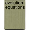 Evolution Equations door Onbekend