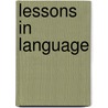 Lessons In Language door Anon