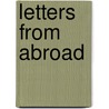 Letters From Abroad by Mary Cunliffe