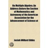 On Multiple Algebra door Josiah Willard Gibbs