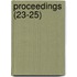 Proceedings (23-25)