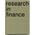 Research in Finance