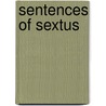 Sentences Of Sextus door Sextus Empiricus