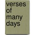 Verses Of Many Days