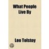 What People Live By