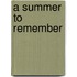 A Summer to Remember